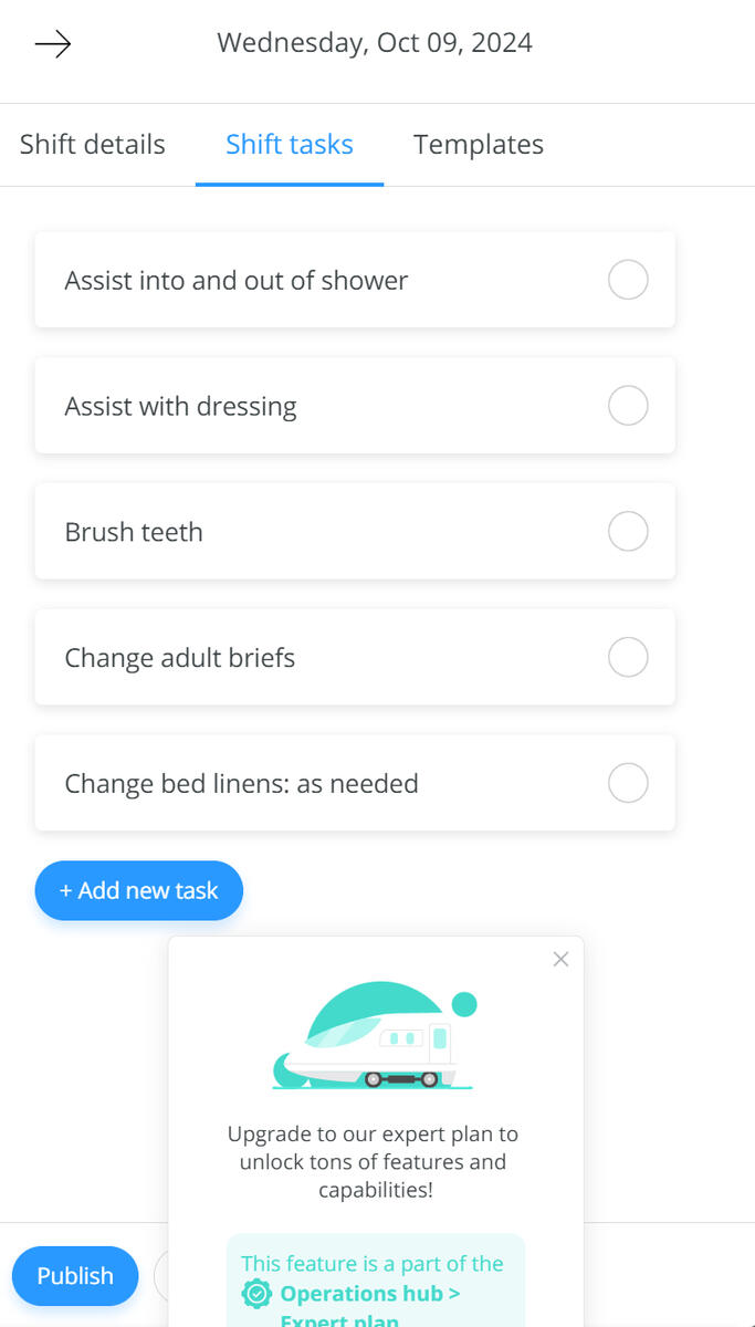 Connecteam shift tasks Connecteam shift tasks
